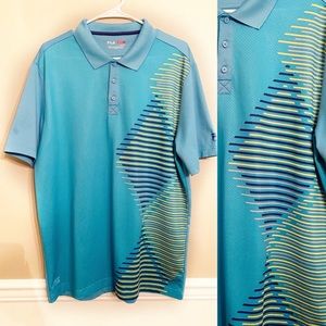 Fila Sport Men's Teal Polo
